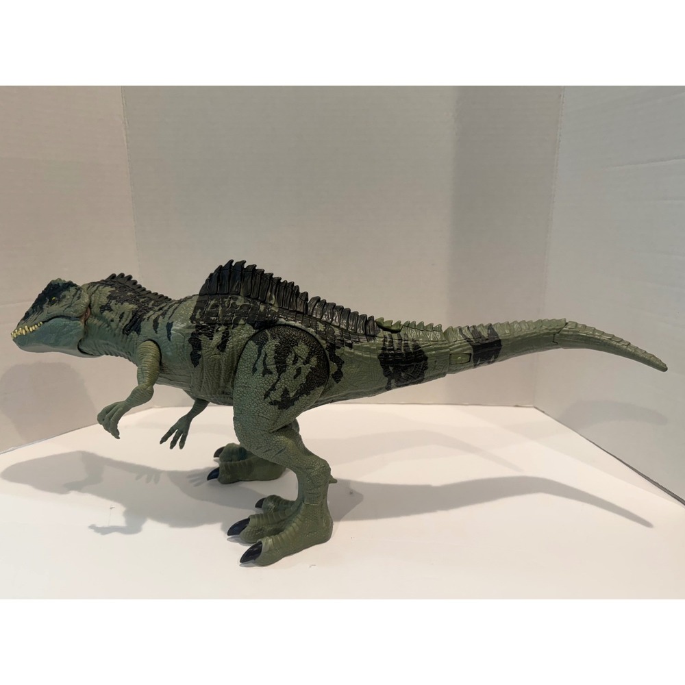Mattel Jurassic World Dominion Strike N Roar Giganotosaurus Dinosaur Tested